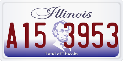 IL license plate A153953