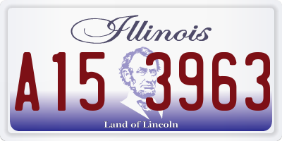 IL license plate A153963