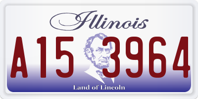 IL license plate A153964