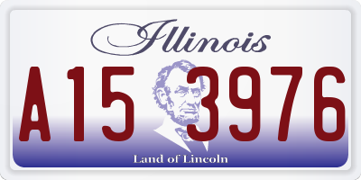 IL license plate A153976