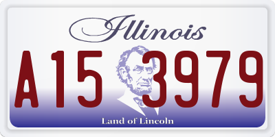 IL license plate A153979
