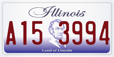 IL license plate A153994