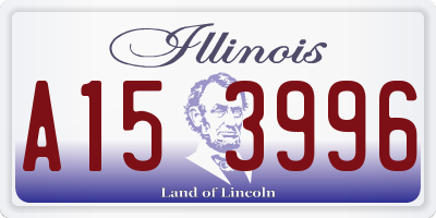 IL license plate A153996