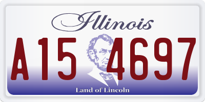 IL license plate A154697