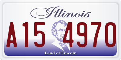 IL license plate A154970