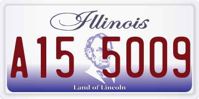IL license plate A155009