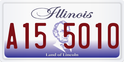 IL license plate A155010
