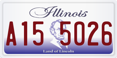 IL license plate A155026