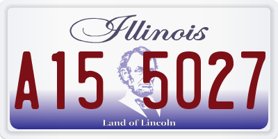 IL license plate A155027