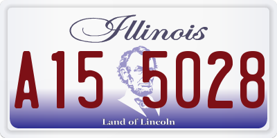 IL license plate A155028