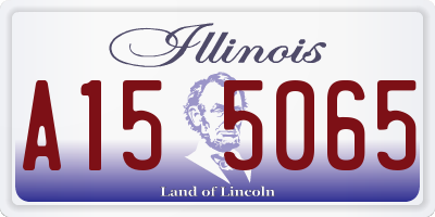 IL license plate A155065