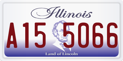 IL license plate A155066