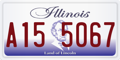 IL license plate A155067