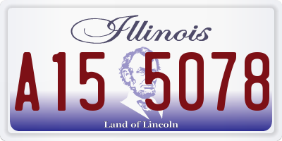 IL license plate A155078
