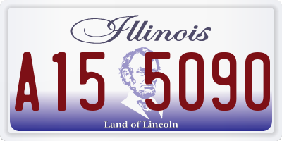 IL license plate A155090