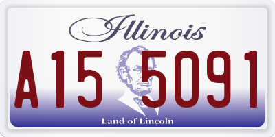 IL license plate A155091