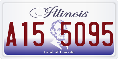 IL license plate A155095