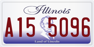 IL license plate A155096