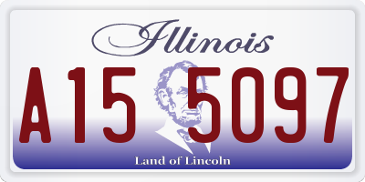 IL license plate A155097