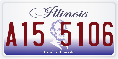 IL license plate A155106