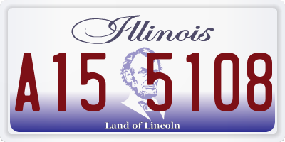 IL license plate A155108