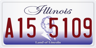 IL license plate A155109