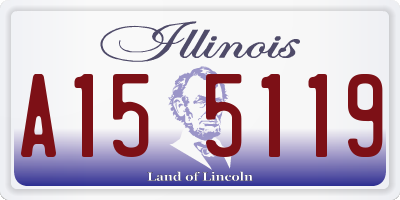 IL license plate A155119
