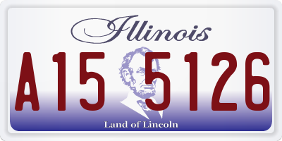 IL license plate A155126