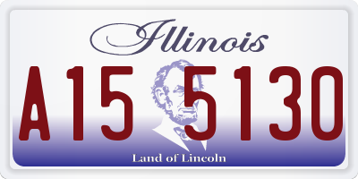 IL license plate A155130