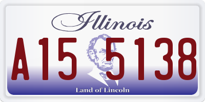 IL license plate A155138