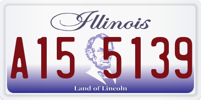 IL license plate A155139