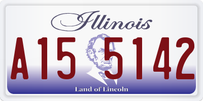 IL license plate A155142
