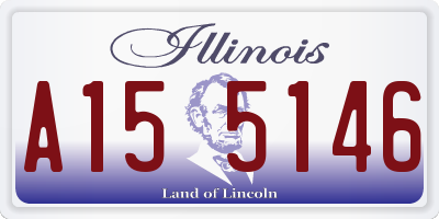 IL license plate A155146