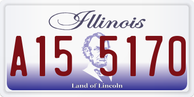 IL license plate A155170