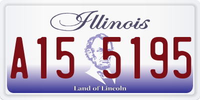 IL license plate A155195