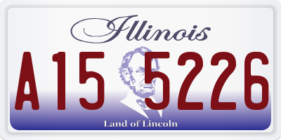 IL license plate A155226