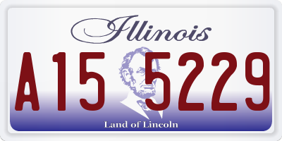IL license plate A155229