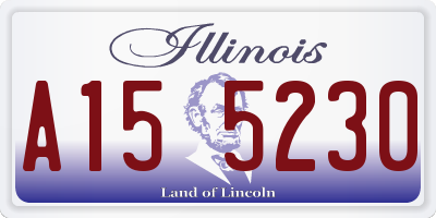 IL license plate A155230