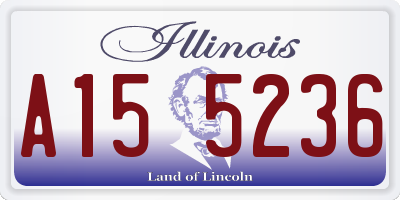 IL license plate A155236