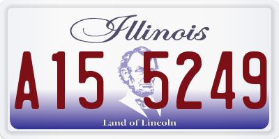 IL license plate A155249