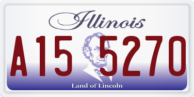 IL license plate A155270