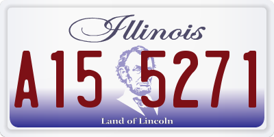 IL license plate A155271