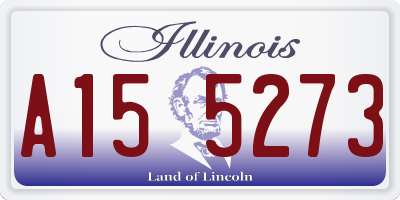 IL license plate A155273