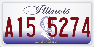 IL license plate A155274