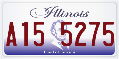 IL license plate A155275