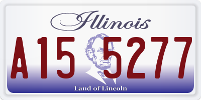 IL license plate A155277