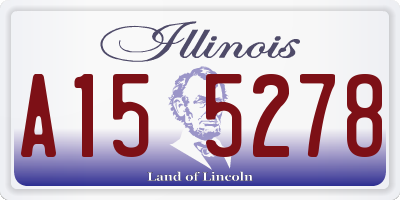 IL license plate A155278
