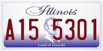 IL license plate A155301