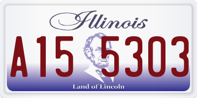 IL license plate A155303