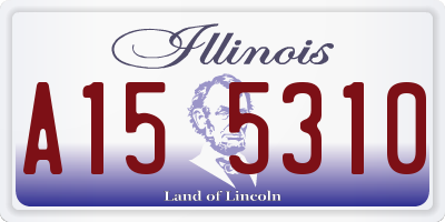 IL license plate A155310